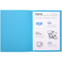 EXACOMPTA SUBCARPETA FOREVER 170 A4 AZUL VIVO 100-PACK 420010E